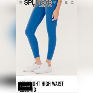 Splits59 Tread Techflex 7/8 Leggings in Azur size XS